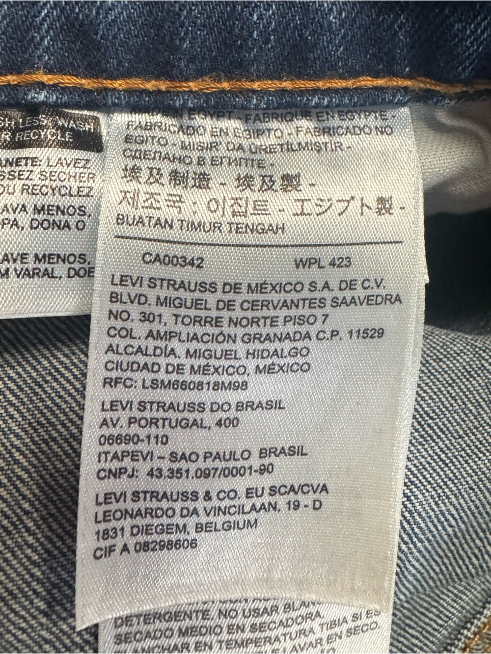 Levi's 559 Men's Blue Jeans Size **34x36 Straight Leg Denim - Picture 7 of 8